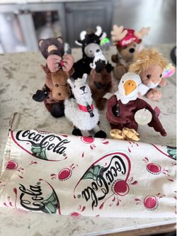 1999 International Coca Cola Collection Plushies