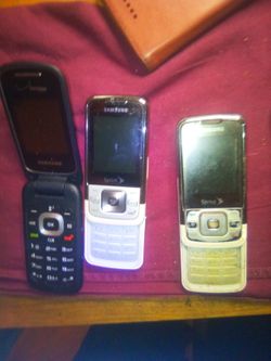 Three Samsung Phones