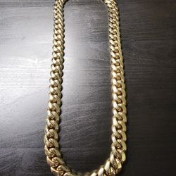 GLD 19mm 28" Cuban Link Gold Chain