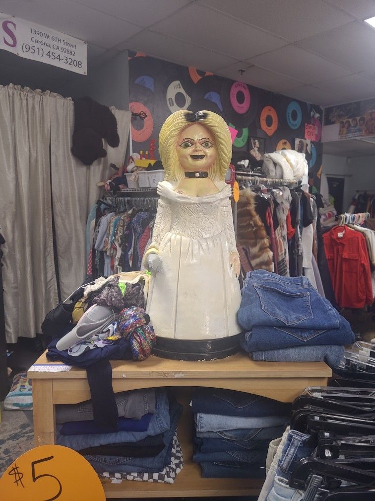 Chucky Tiffany Piggy Bank... Lyft Up Lives Thrift Store