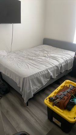 Queen sized bed free with head board
