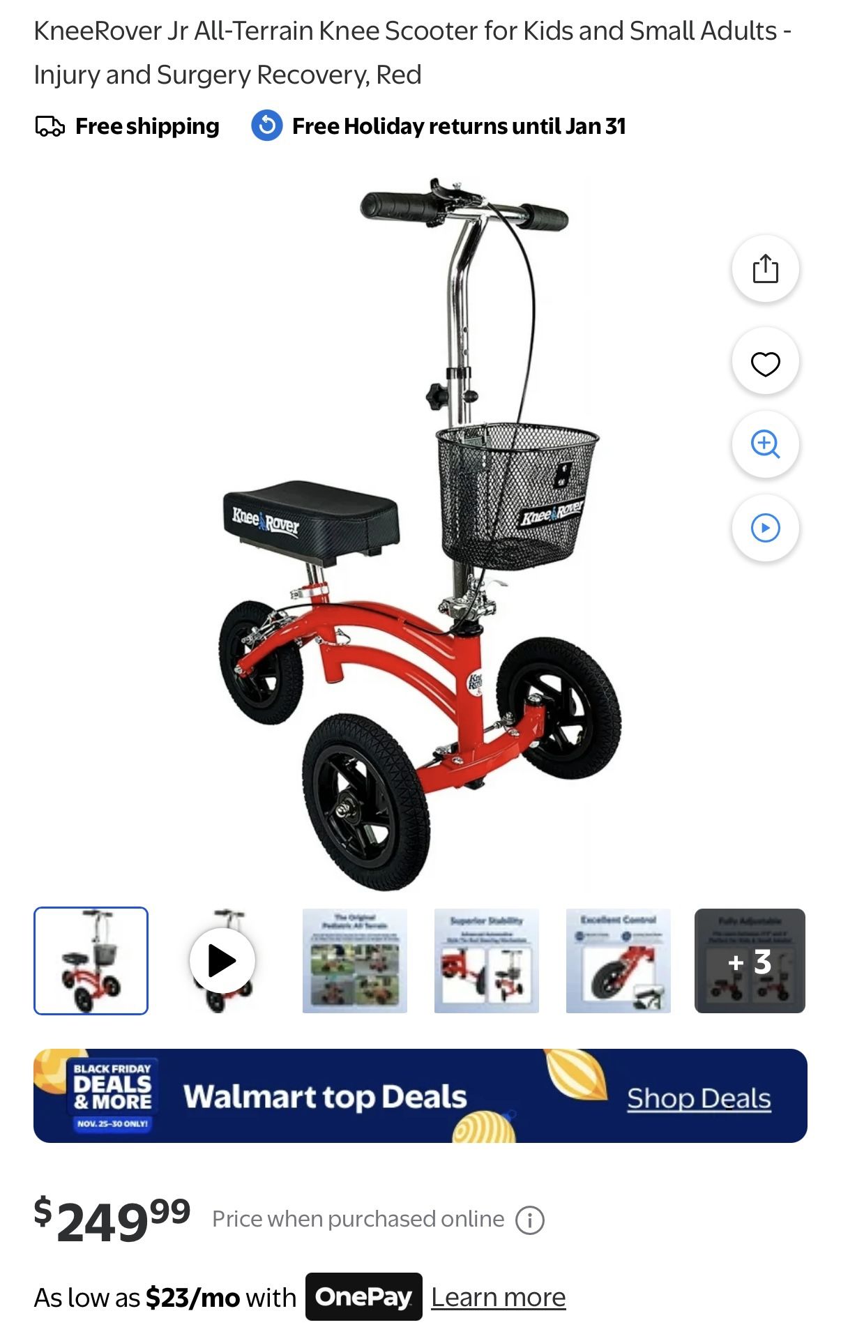 Knee Rover All-terrain (Red)