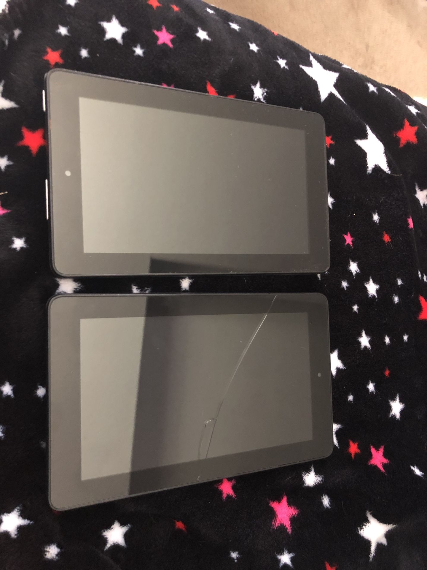 2 Amazon Fire Tablets