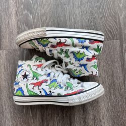 White Dinosaur Converse: $3