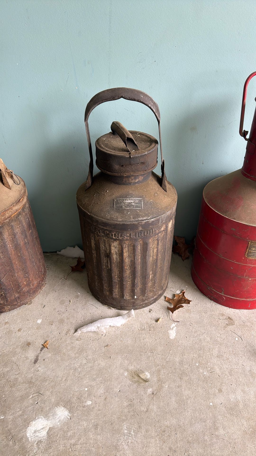 Antique 1920's / 1930's 5 Gal Oil / Milk Can, Shields Harper