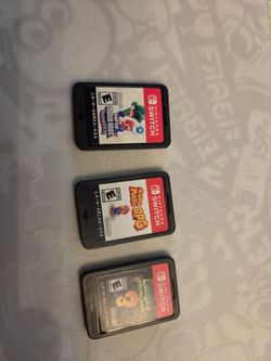 Nintendo Switch Game Cartridges Bundle of 3