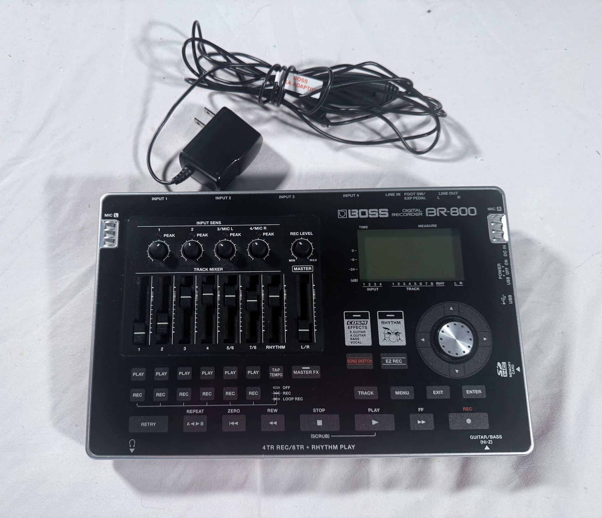 Boss BR-800 Digital Recorder Multitrack Studio + Power Supply
