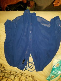 Blue blouse