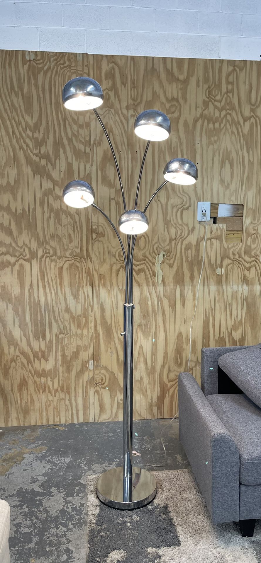Mid-Century Modern Arc Floor Lamp