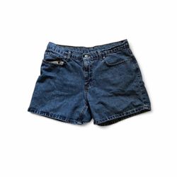 Polo Ralph Lauren Blue Denim Shorts Sport Women's Mid Rise relaxed fit vintage style - size 12 small 🌟