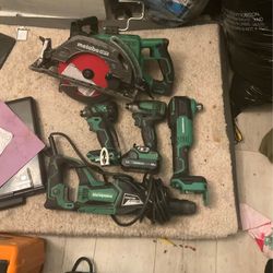 Mixed power tools set