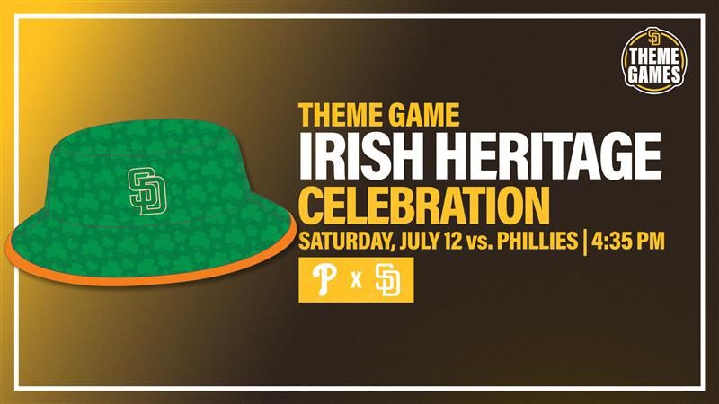 2025 Padres Irish Night Bucket Hat