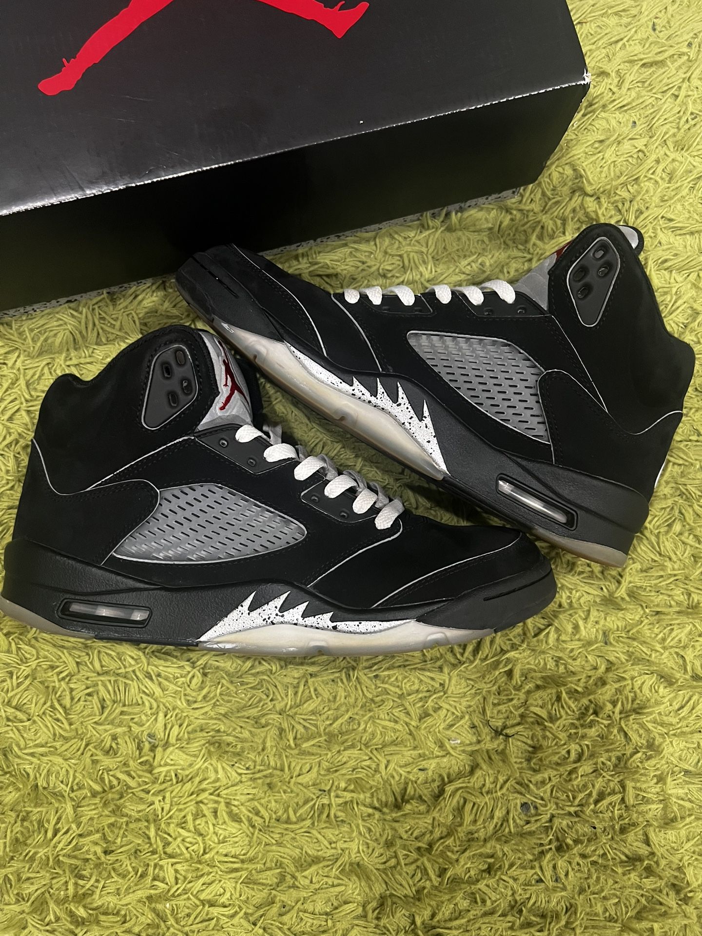 VNDS Jordan 5 Retro Black Metallic Reimagined Size 10 (2025) OG BOX