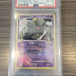Dusknoir FB #26 Platinum Crosshatch League Promo Holo Pokemon PSA 8 NM-MT