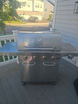Charbroil 4 burner plus side pot burner