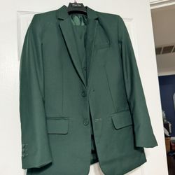 Forest Green 3 Piece Suit Boys 