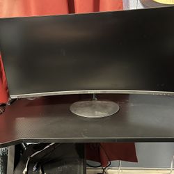 Gaming Monitor And Gaming Desk 