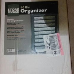 Store House 40 Bin Organizer new in box