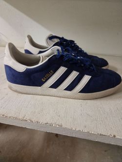 Adidas Gazelle Blue Suede Sneakers