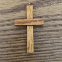 Wooden Cross For Necklace