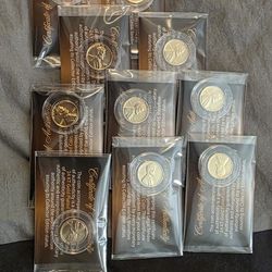 24k Gold Plated Wheat Steel Pennie