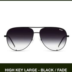 NWT Black/Black Fade Quay Sunglasses NWT