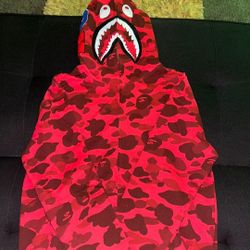 Red Bape Hoodie Small