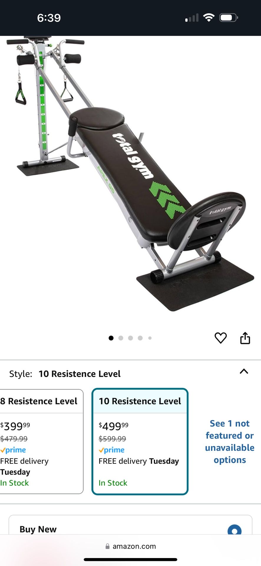 Total Gym Supreme Exercise Equipment