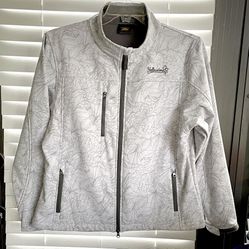 Prairie Mountain Yellowstone Soft Shell Jacket -Zip Fleece Lined -Size XL -White