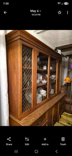 FREE! Beautiful Hutch with Glass Front