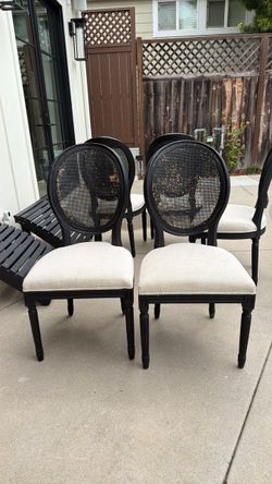 Rustic Restoration Hardware dining chair