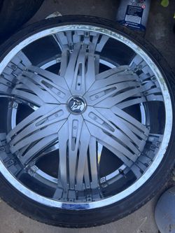 26in Diablos Rims 5 Lugs