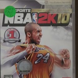 Playstation 3 NBA2k10 Kobe Bryant