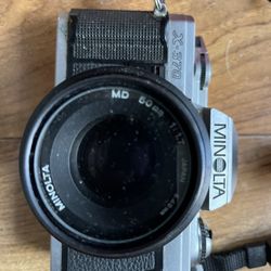 Minolta 35mm Film Camera with Flash