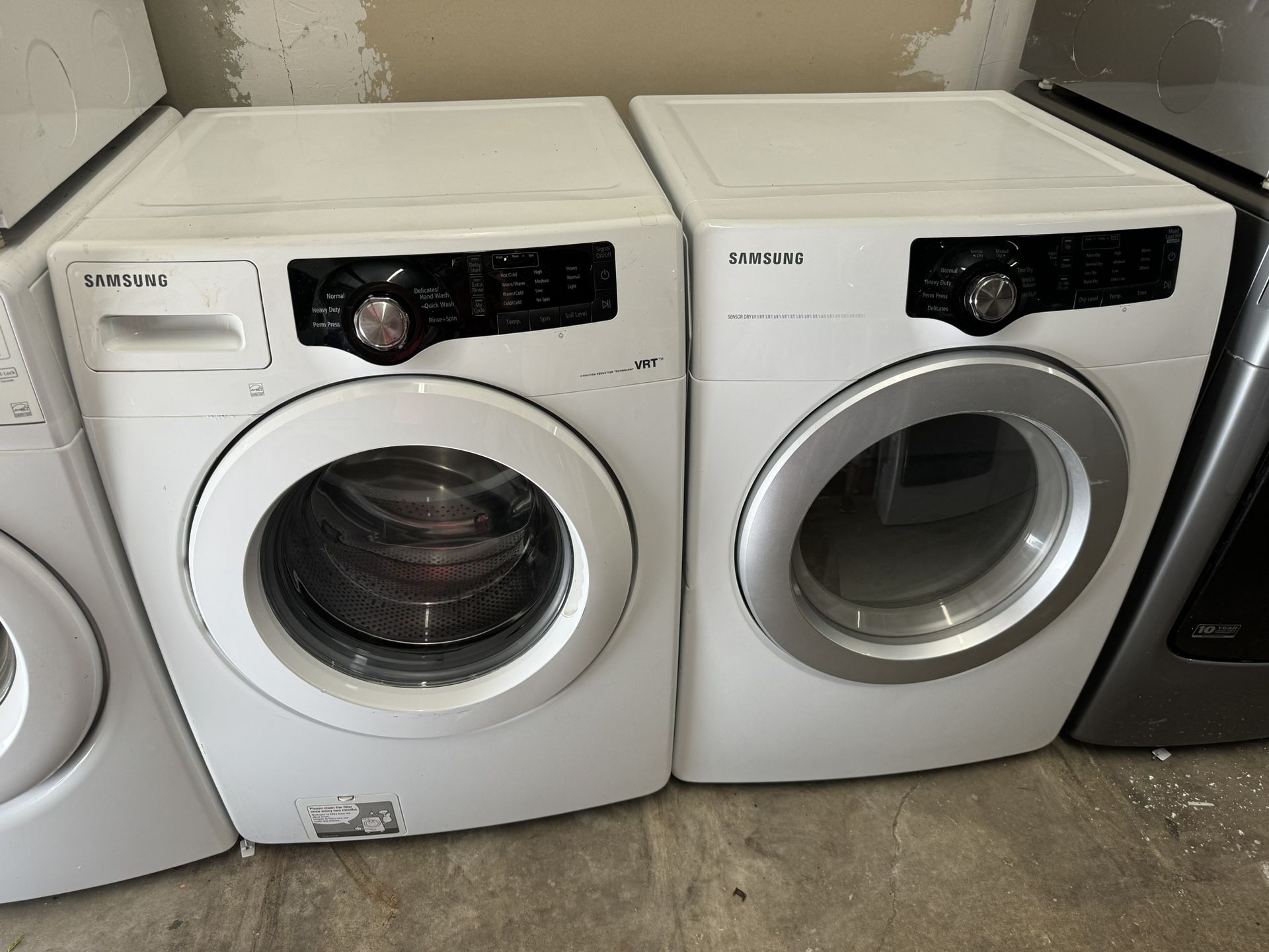 Samsung Washer And Samsung Electric Dryer