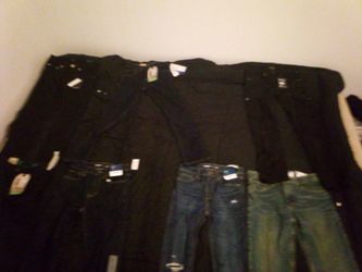 Kid jeans all colors different brands