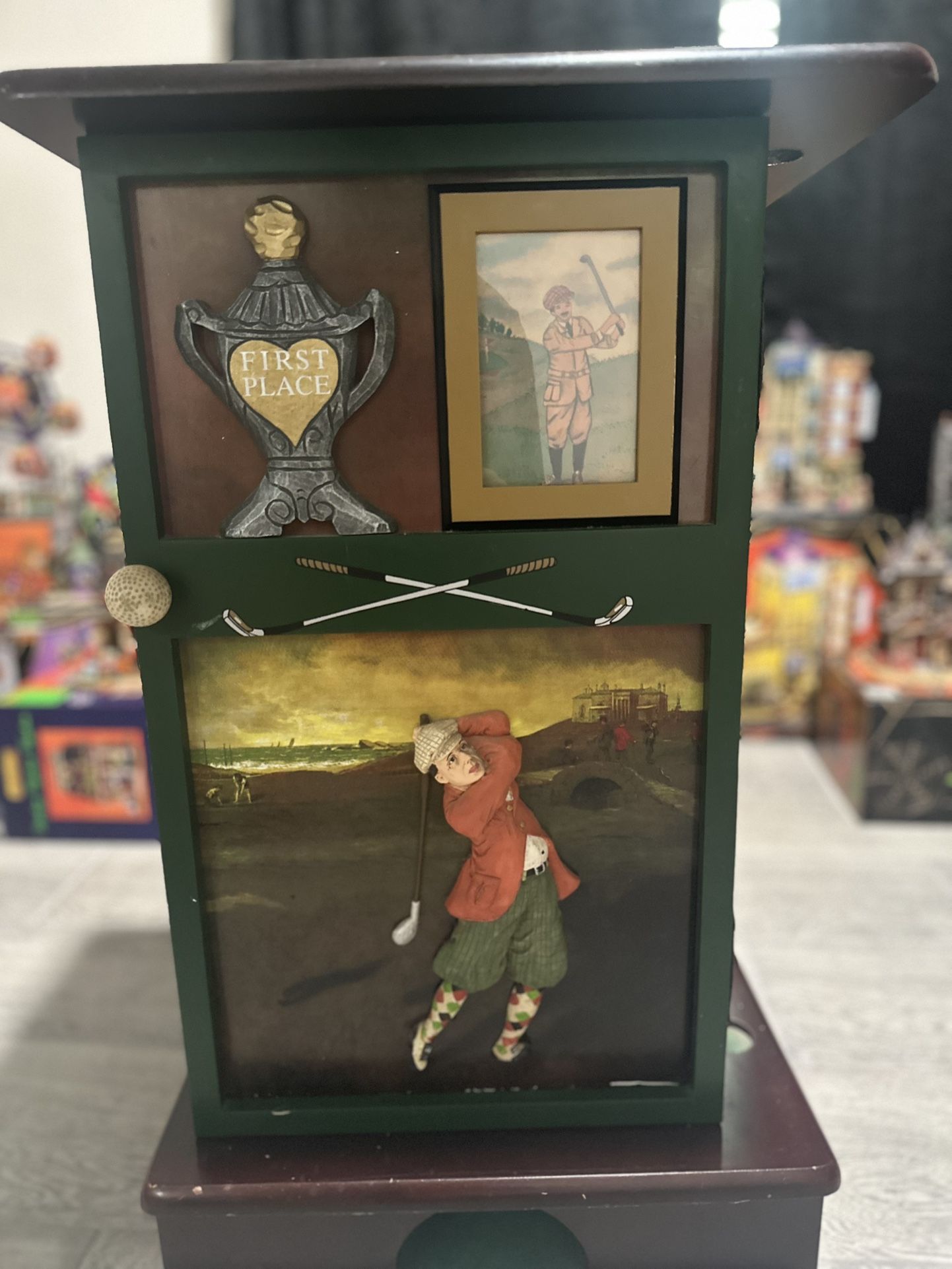 Vintage Powell GOLF accent Table