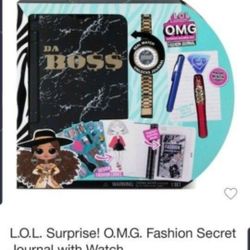 New Little Girls L.O.L surprise O.M.G Fashion Secret Journal Diary With Watch Toy Jugete De Nina Lol Doll Journal 
