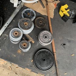 Weights And Barbell