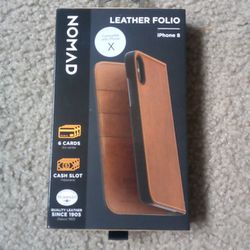 Nomad iPhone 8 Leather Case 