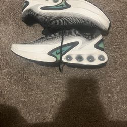 White Black And Green Air Maxs 