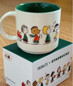 New 140Z PEANUTS GANG CERAMIC MUG