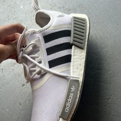 Adidas NMD R1 White Grey Black