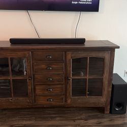 Beautiful Rustic Cabinet With 6 Drawers