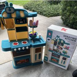 Interactive Spray Kitchen For Kids 