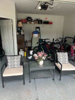 Porch patio set