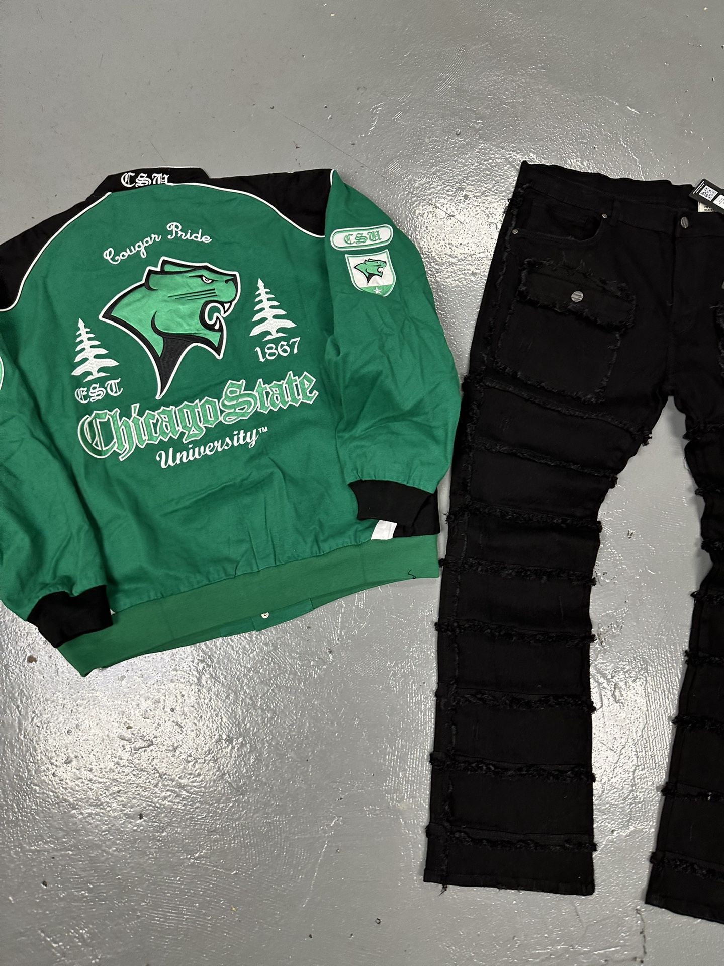 New Stacked Jeans New Jacket