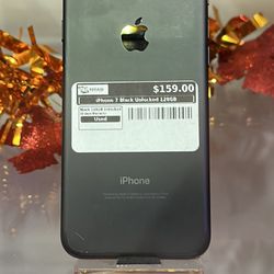 Iphone 7 Black Unlocked 128GB