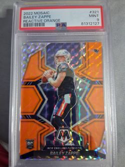 2022 Bailey Zappe rookie card