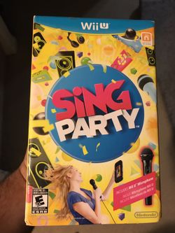 Nintendo Wii U Sing Party